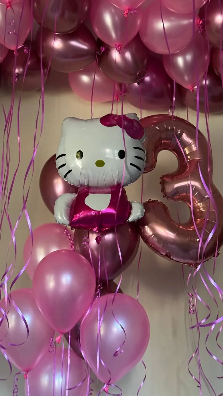 Воздушные шары для девочки Hello Kitty